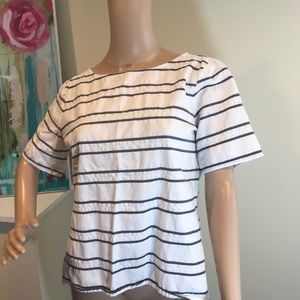 Ann Taylor medium striped blouse